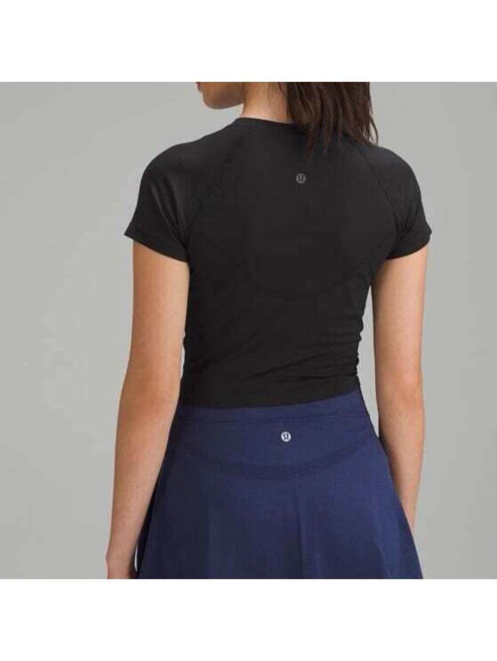 Lululemon Swiftly Tech Cropped Short-Sleeve Shirt size 8